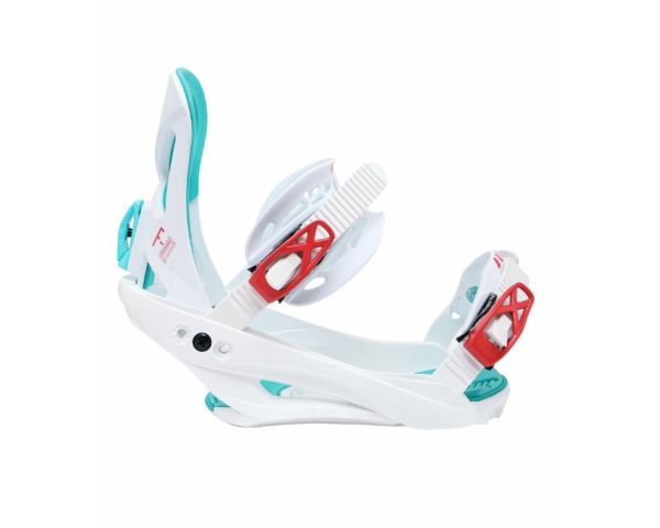 Крепление сноубордическое Prime-Fun-F1 White/Green 5