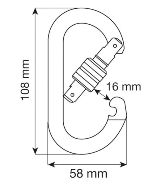  Карабин Camp Oval Standart-Lock в Саратове  