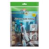 Дождевик-плащ Nadzor EVA, белый со светоотраж. кантом на кнопках 130мк