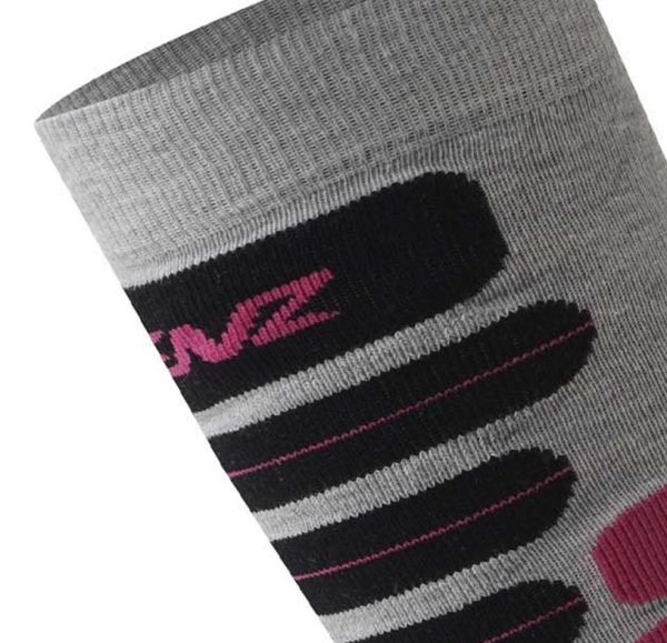 Купить Носки LENZ Skiing 2.0 Light Grey/Pink в Саратове