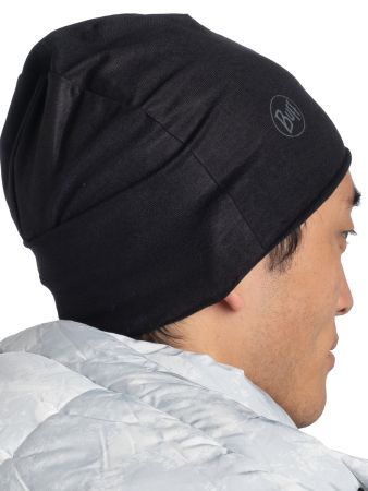 Шапка Buff Polar&Ecostretch Solid Black в Саратове