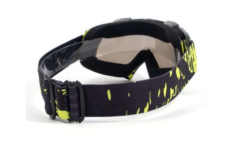 Купить Очки мотоциклетные/снегоходные Следопыт М6,линзы chrome silver+ transparent в Саратове