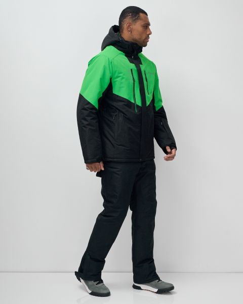 Костюм горнолыжный 07712Z  зеленый  в Саратове