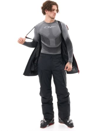 Куртка горнолыжная Dragonfly утепленная Gravity Man Black-Red в Саратове