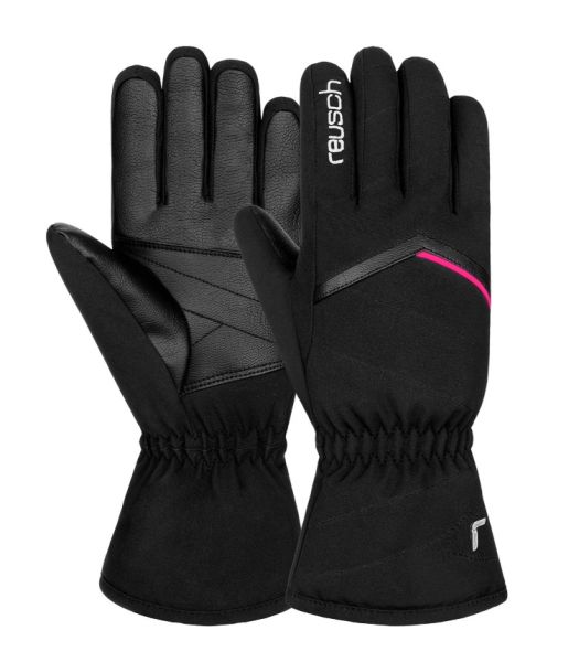 Перчатки Reusch Marisa W Black/White/Pink Glo в Саратове