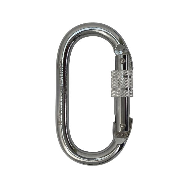  Карабин Вертикаль овал сталь ver 0208 в Саратове  